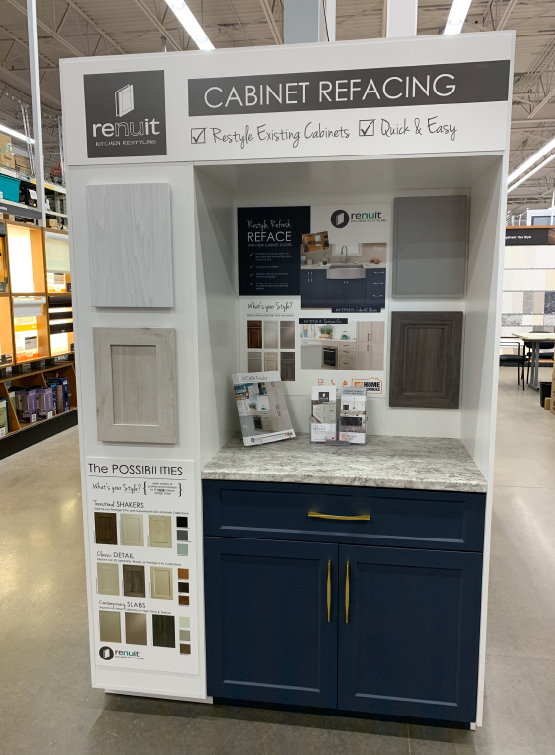 Renuit the home depot canada store display